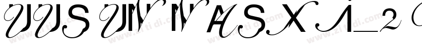 UUS UN NASXI_2 Bold字体转换